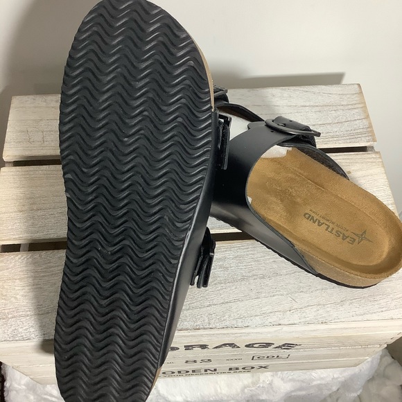 EASTLAND SHOE CAMBRIDGE SANDALS BLACK main image 4